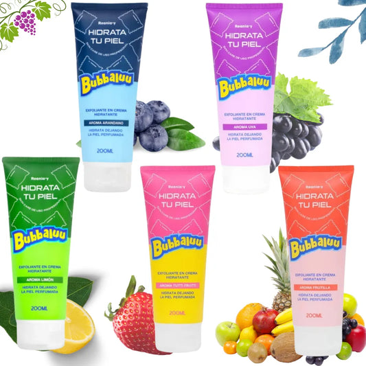 BubbaGlow Scrub – Exfoliación Suave + Hidratación Dulce