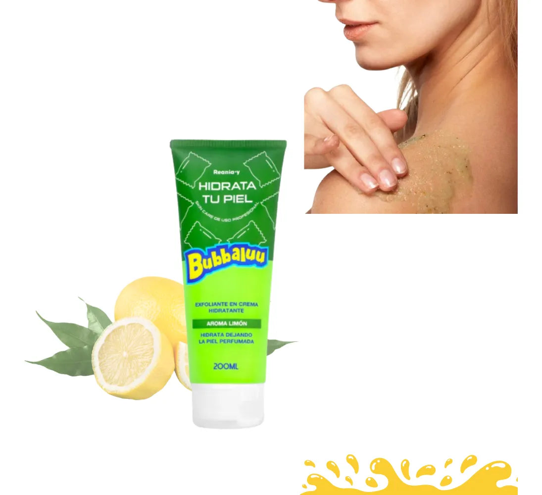BubbaGlow Scrub – Exfoliación Suave + Hidratación Dulce